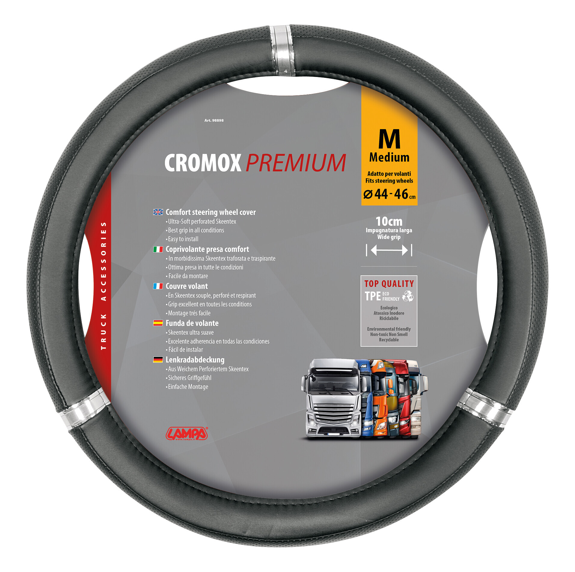 Cromox, coprivolante in Skeentex - M - Ø 44/46 cm