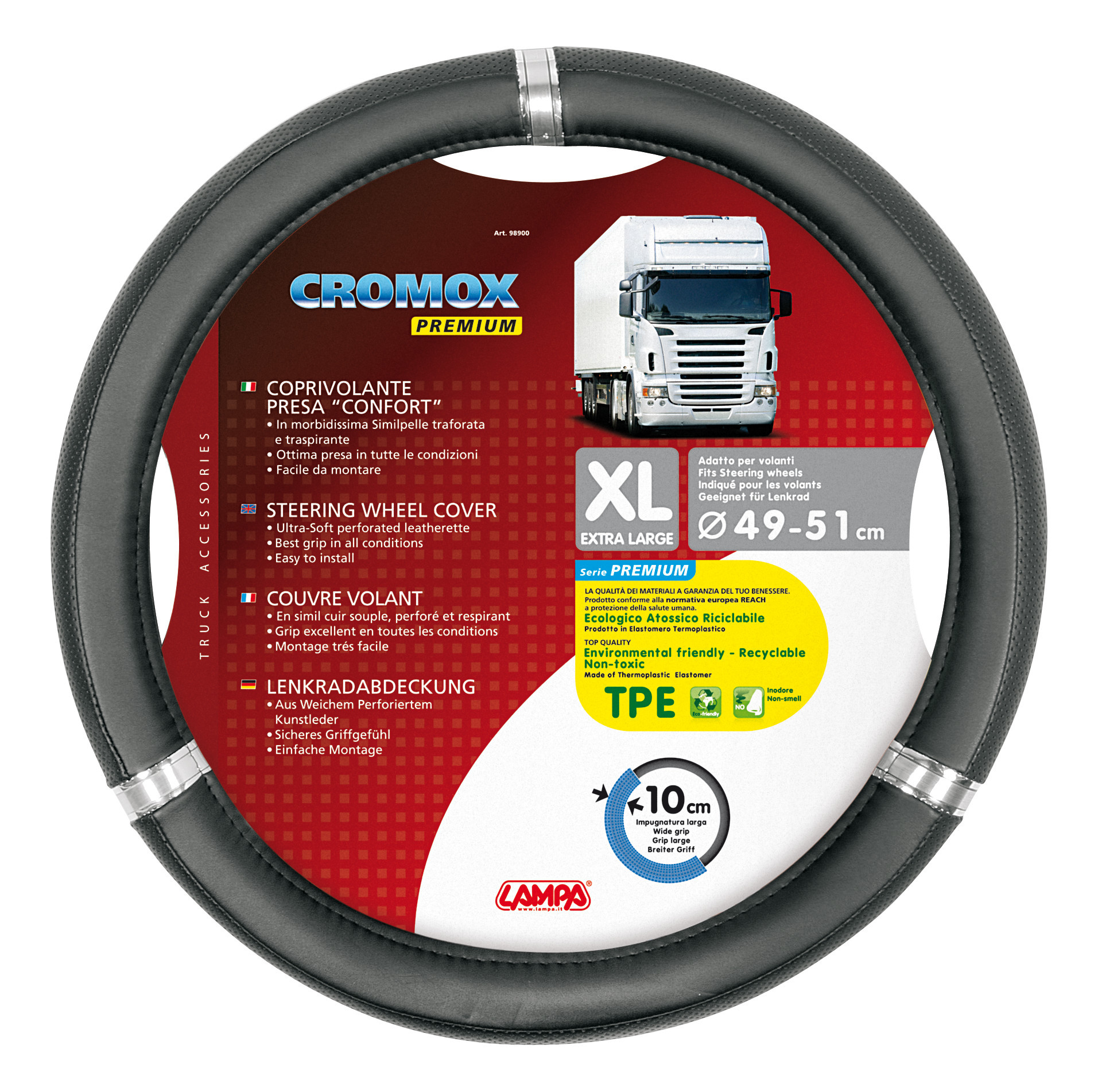 Cromox, coprivolante in Skeentex - XL - Ø 49/51 cm