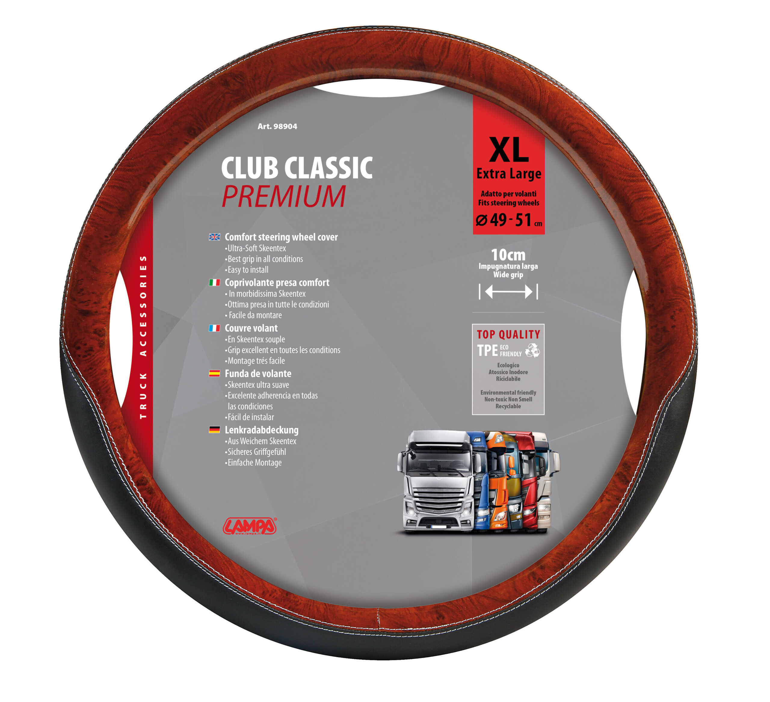 Club Classic, coprivolante in Skeentex - XL - Ø 49/51 cm