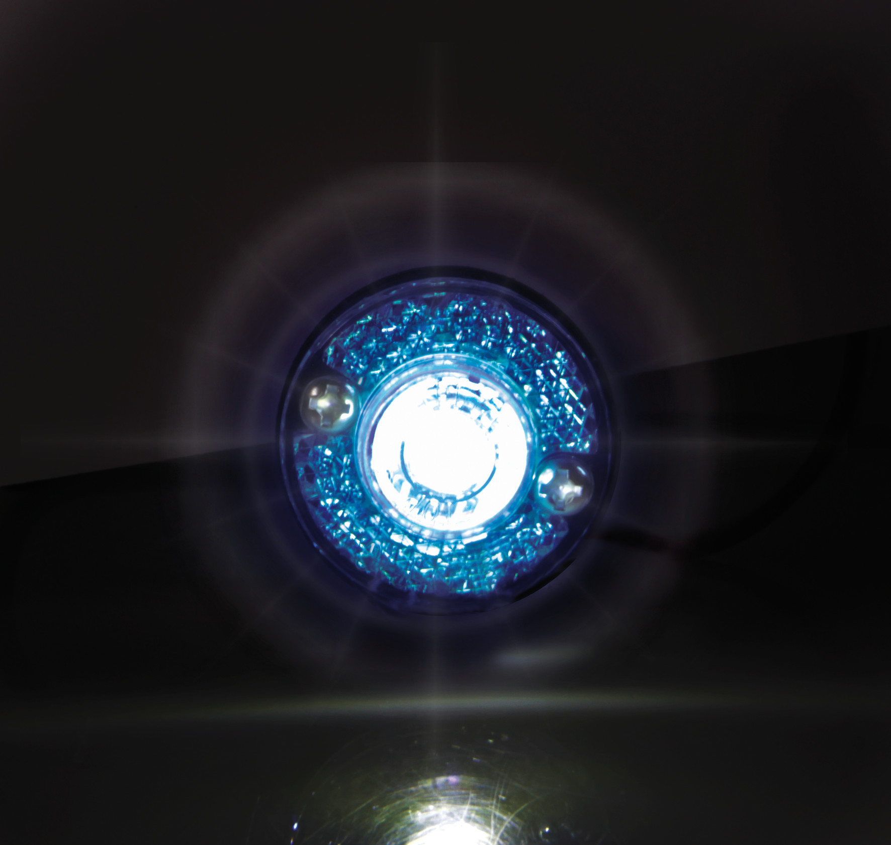 Coppia luci decorative - 1 Led - 24V - Blu - immagine 3