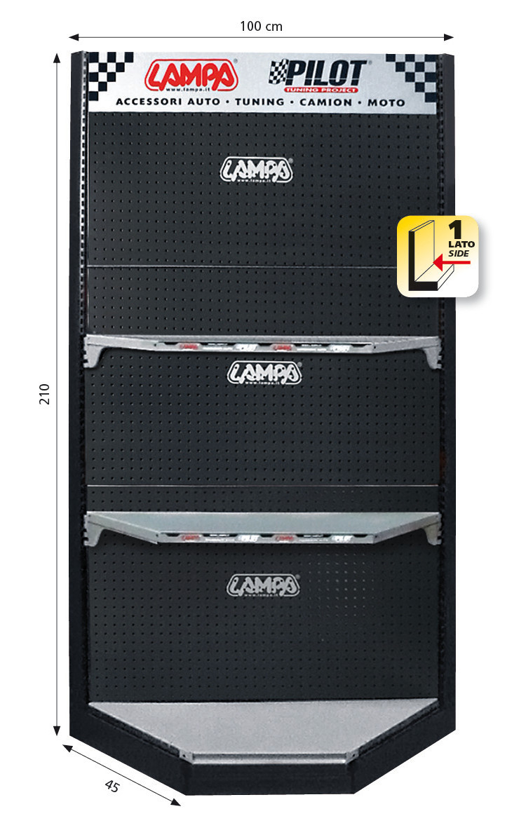 Scaffale angolare F4, kit angolare - 210 cm - immagine 12