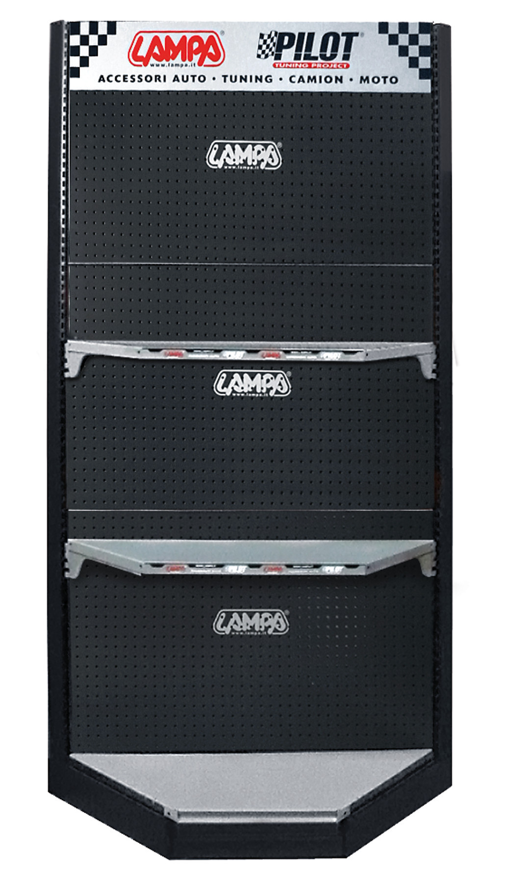 Scaffale angolare F4, kit angolare - 210 cm