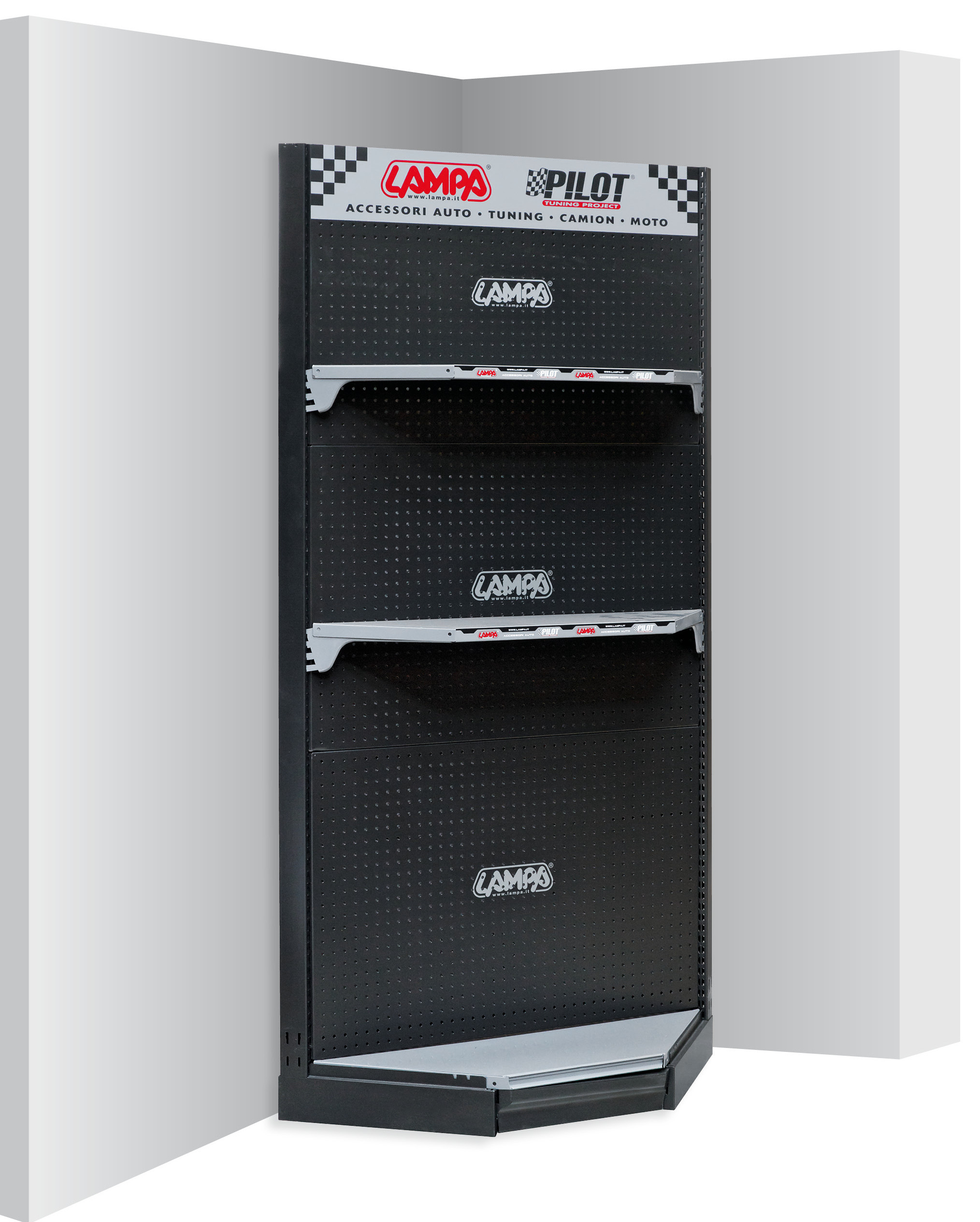 Scaffale angolare F4, kit angolare - 210 cm - immagine 3