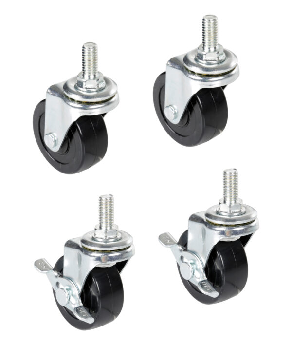 Set 4 ruote standard - Ø 50 mm