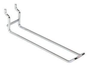 Gancio sicurezza cromato - 15 cm