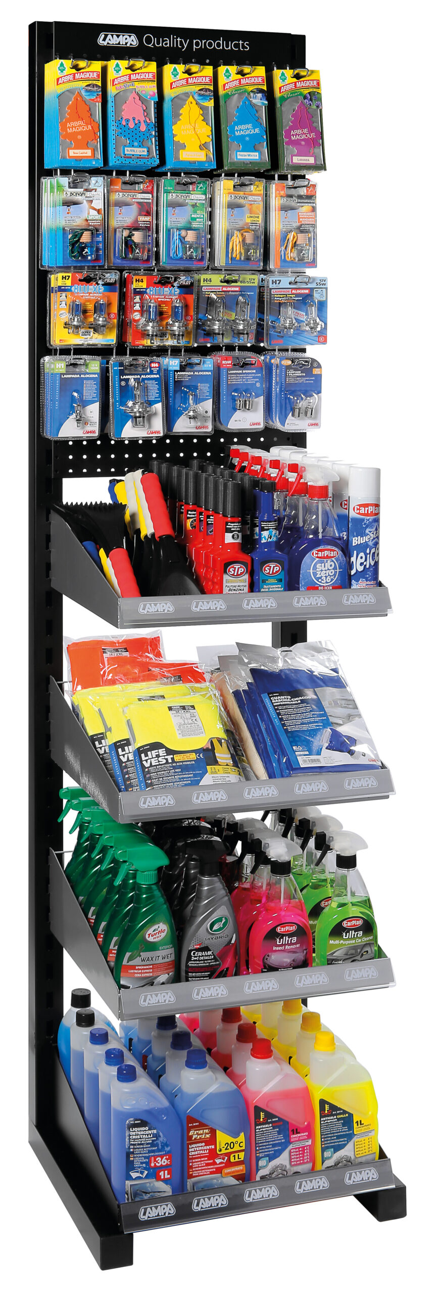 Scaffale singolo con 4 ceste - F14 - 200 cm - immagine 2