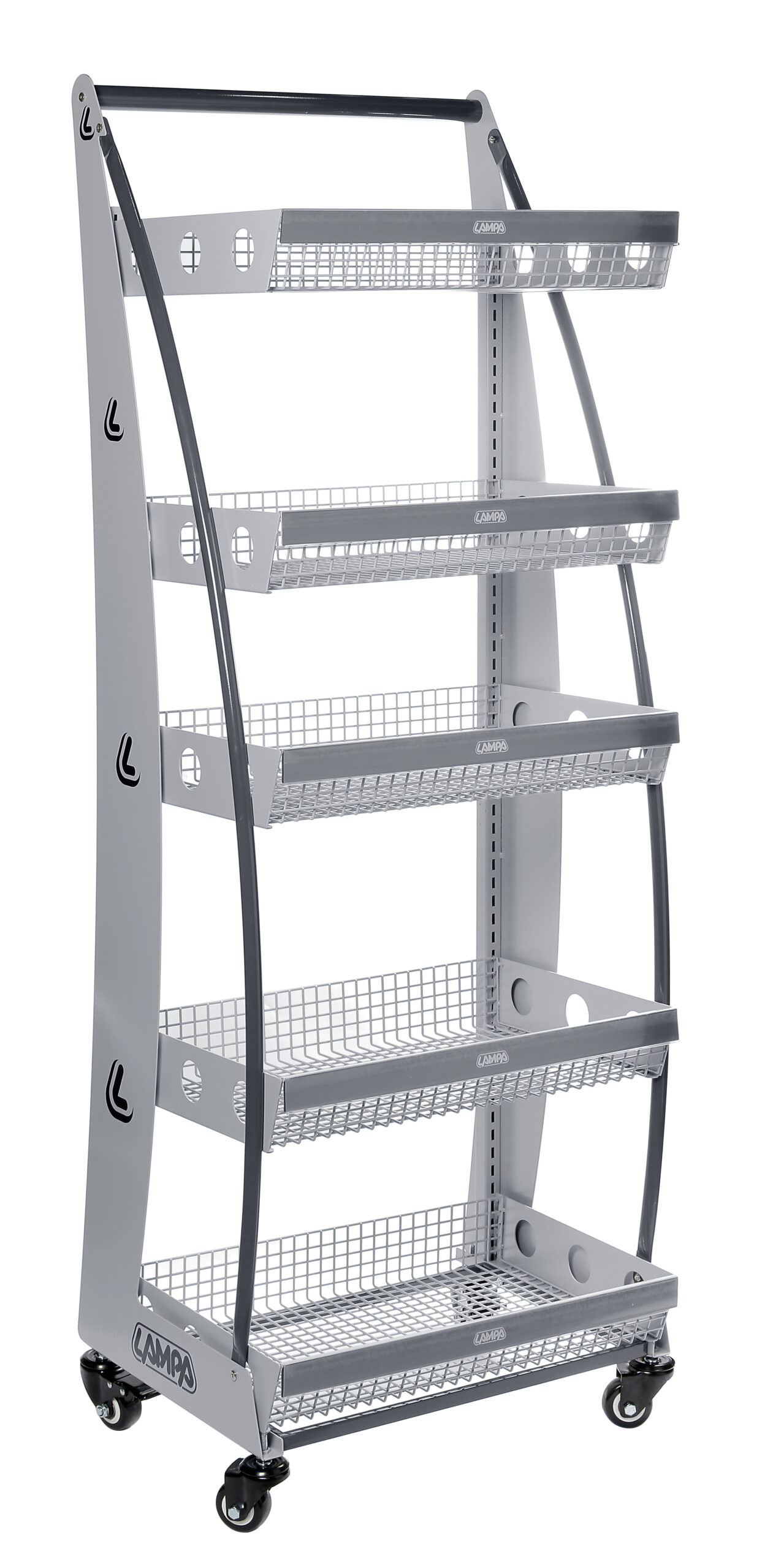 Carrello a 5 livelli per piazzale - R9 - 168 cm