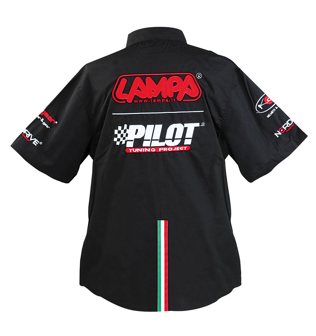 Camicia manica corta, nero - XL