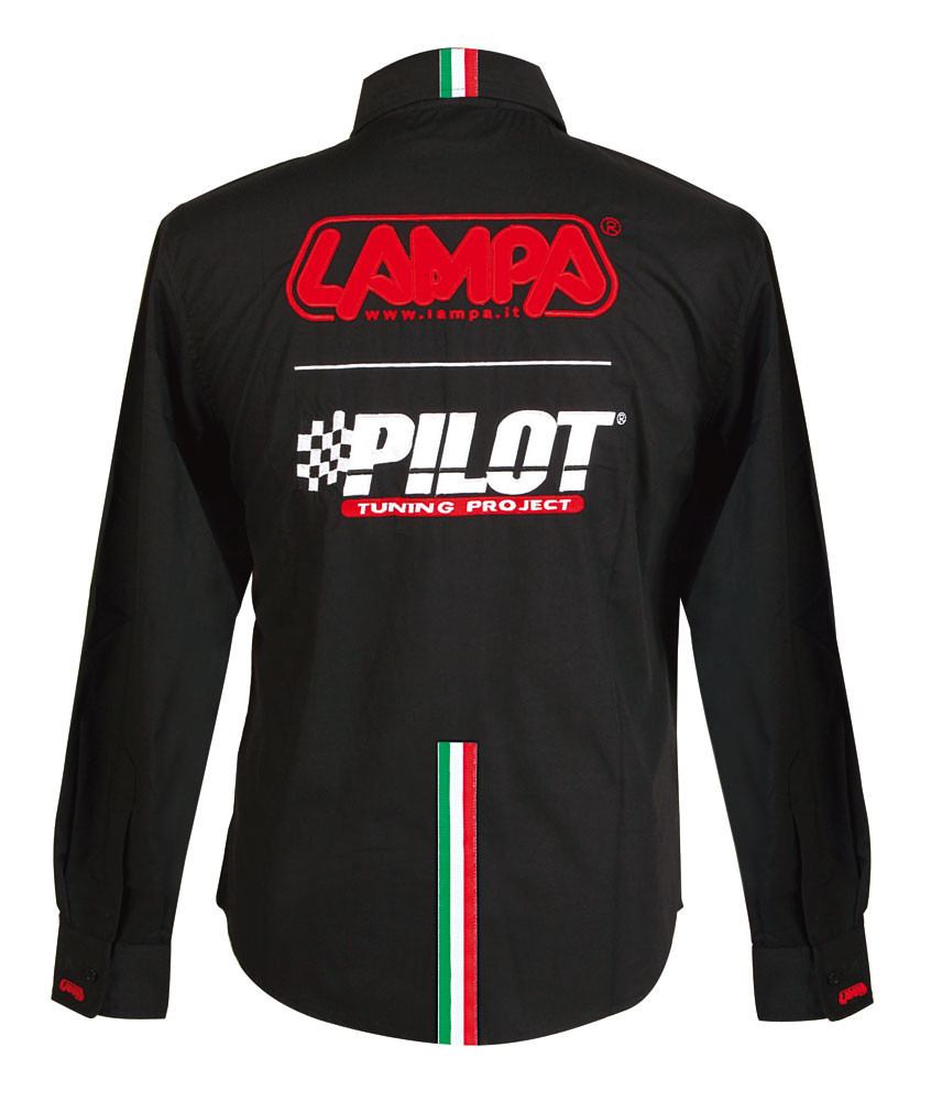 Camicia manica lunga, nero - XL - immagine 2