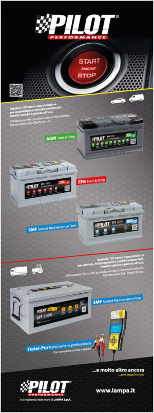 Poster cm 58x160, Batterie Pilot