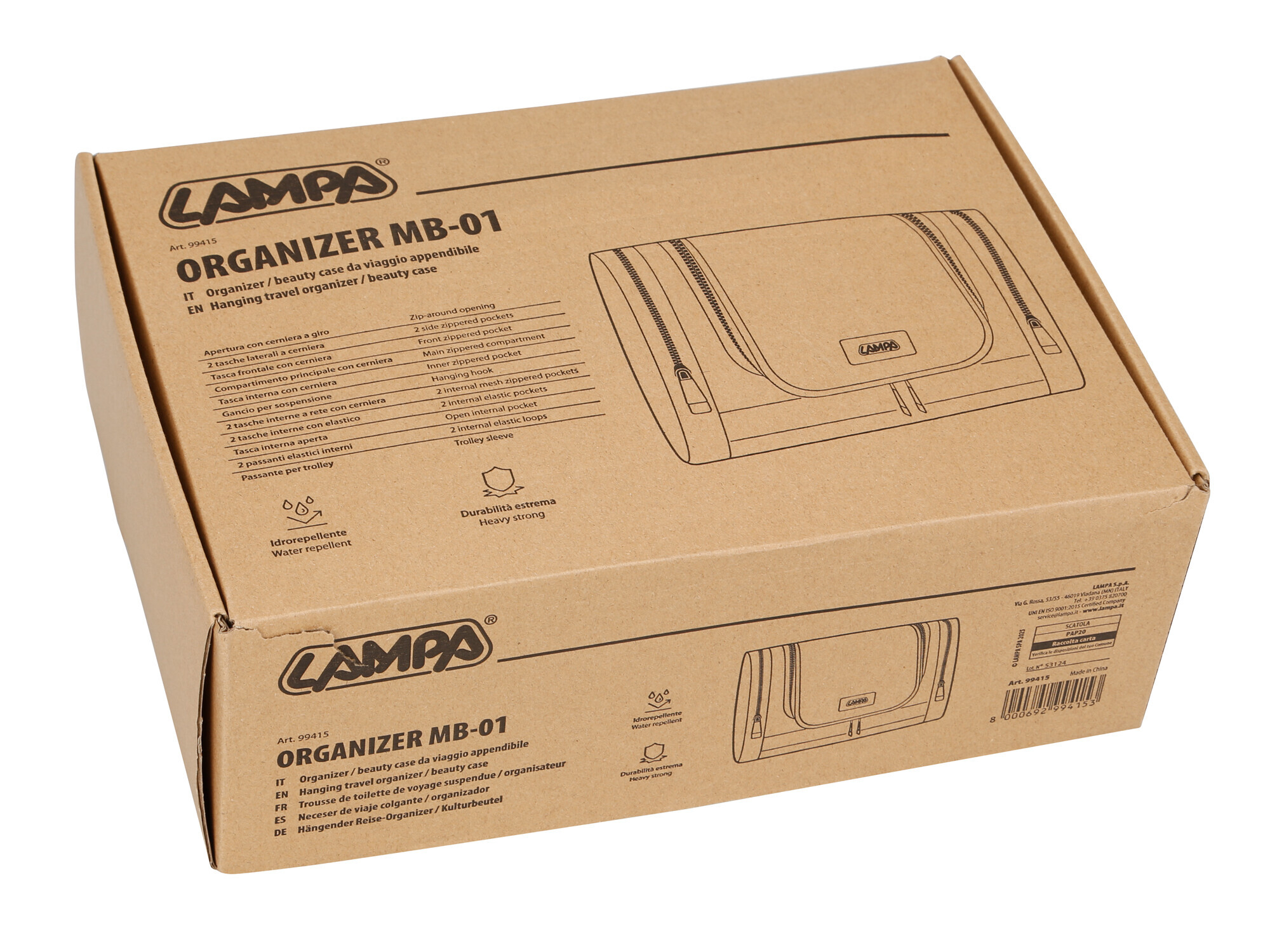 MB-01 Organizer, Beauty case da viaggio appendibile 6 MB-01 Organizer, Beauty case da viaggio appendibile - immagine 6