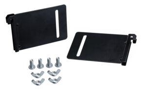 Staffe per fissaggio banner a montante, 2 pz - S - 115x70 mm