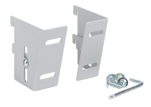 Staffe per fissaggio testata luminosa ai montanti, 2 pz - S - 7 cm