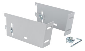 Staffe per fissaggio testata luminosa ai montanti, 2 pz - M - 20 cm