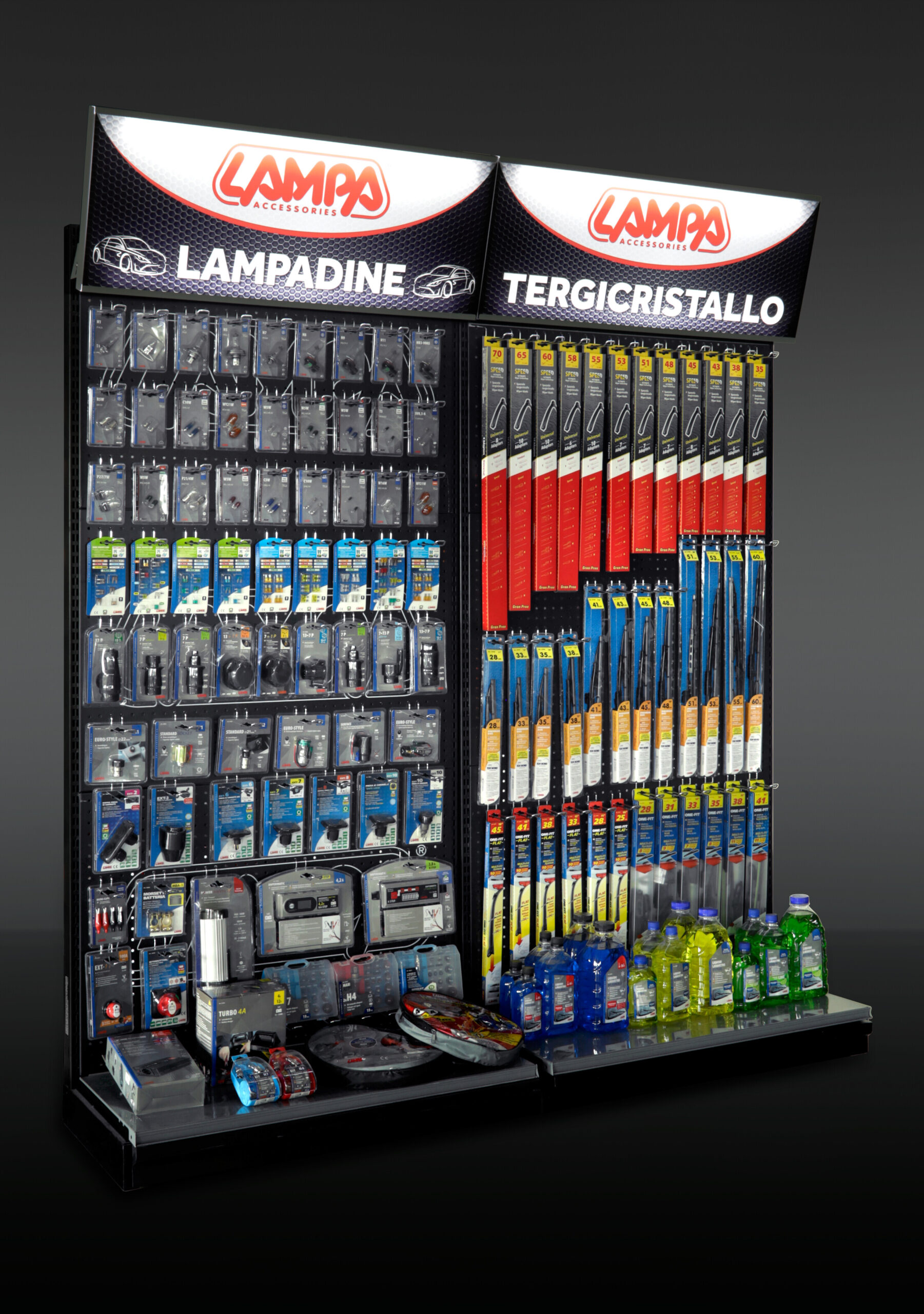 Testata luminosa per scaffali lineari - 100x40 cm - immagine 3