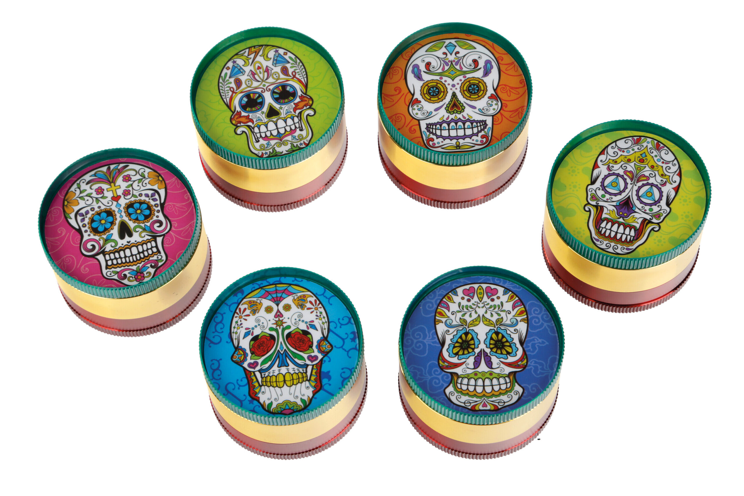 Skull, grinder trita tabacco - Confezione da 12 pezzi - immagine 4