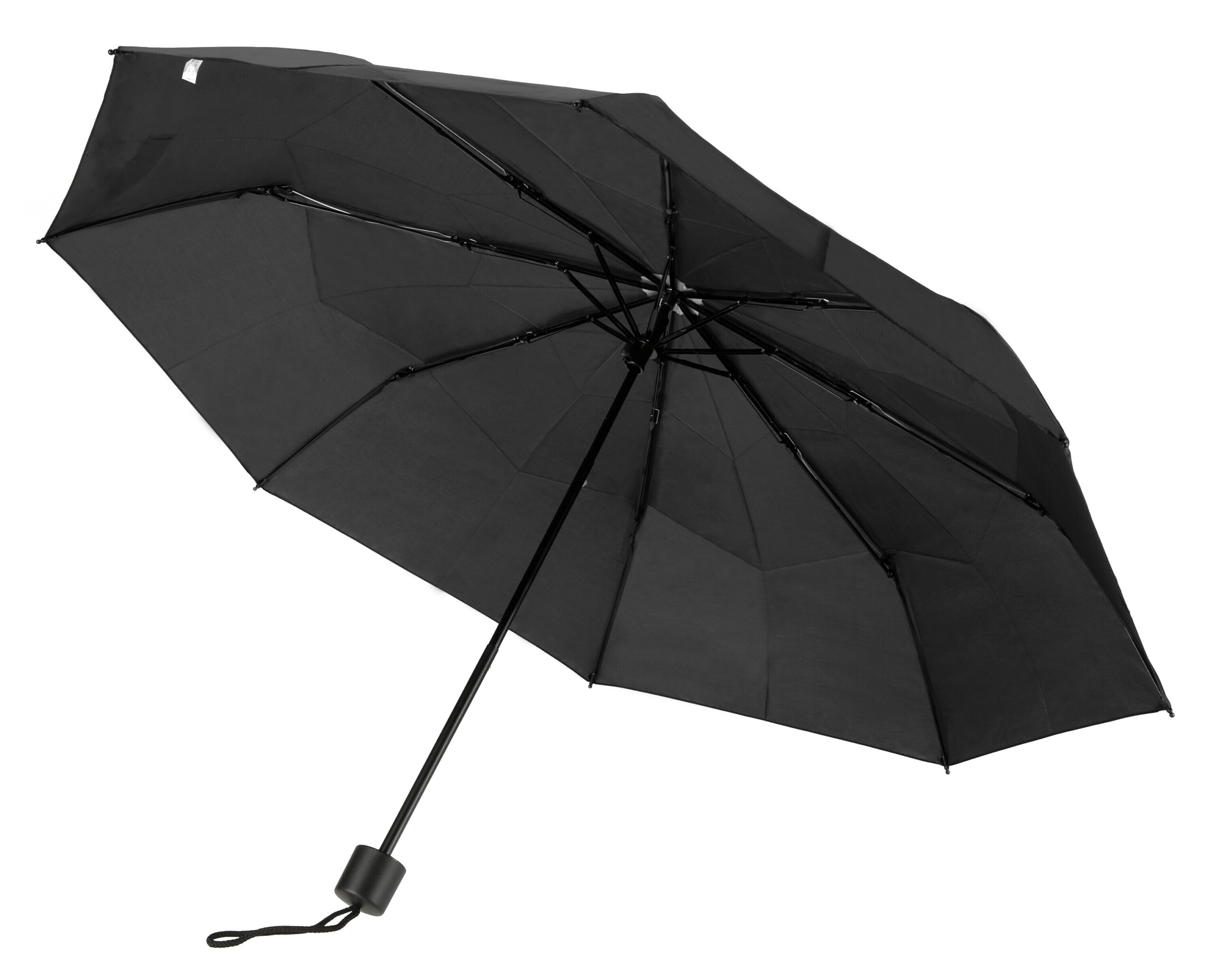 Compact Base, ombrello pieghevole con apertura manuale - Ø 97 cm - Nero - immagine 3