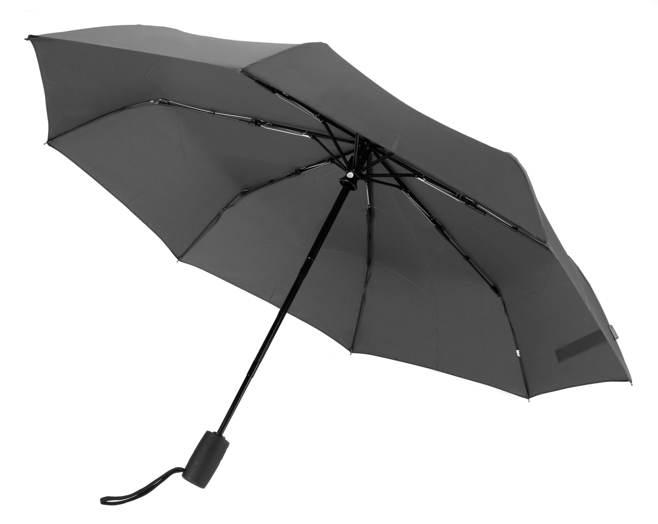 Compact Top, ombrello pieghevole con apertura e chiusura automatica - Ø 97 cm - Grigio - immagine 3