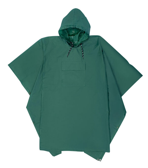 Adventure, poncho antipioggia multifunzione - Verde