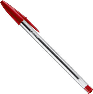 Bic Cristal Original, penne a sfera, scatola 50 pz - Rosso