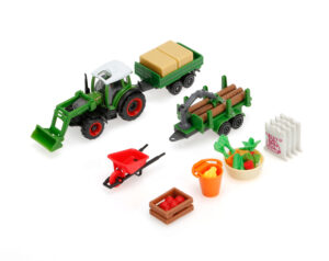 Mini Work Farmset Trattori Fendt/New Holland/Mass, Maisto, 3"