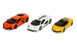 Set 3 Lamborghini Urus Centenario Aventador assortite, Burago, scala 1:43