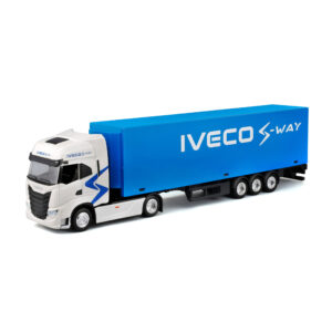 Iveco S-Way con rimorchio, Burago, scala 1:43