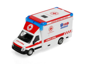 Ambulanza con barella, Burago, scala 1:43