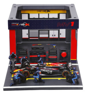 Pit Stop Red Bull RB20 Verstappen, Burago, scala 1:43