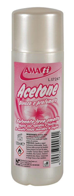 Amati, Acetone oleoso e profumato - 125 ml - Confezione da 12 pezzi