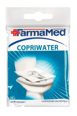 Farmamed, Copriwater - Set 10 pz - Confezione da 6 pezzi