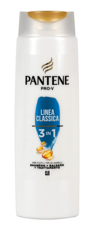 Pantene, 3 in 1 Shampoo + balsamo + trattamento “Linea Classica” - 225 ml