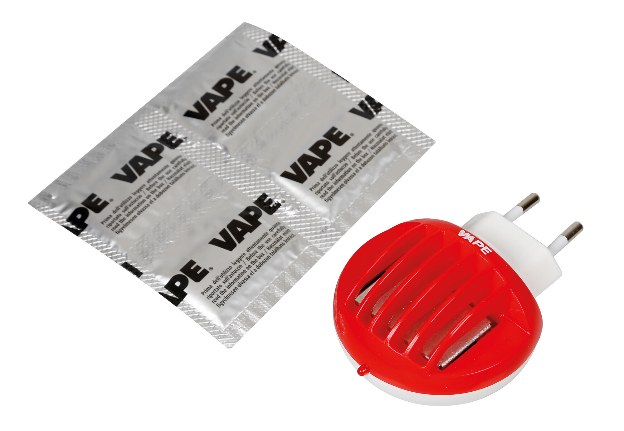 Vape, Elettroemanatore per piastrine antizanzare + 10 piastrine classic incluse