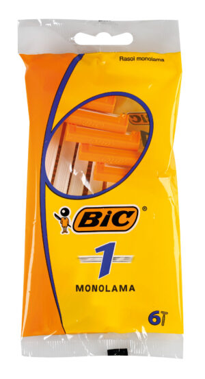 Bic, Rasoi monolama monolama - 6 pz - Confezione da 5 pezzi