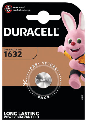 Duracell Elettronica, &ldquo;1632&rdquo;, 1 pz - Confezione da 10 pezzi