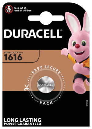 Duracell Elettronica, &ldquo;1616&rdquo;, 1 pz - Confezione da 10 pezzi