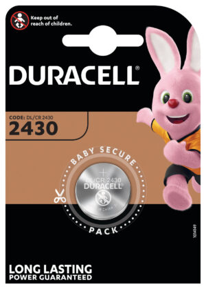 Duracell Elettronica, &ldquo;2430&rdquo;, 1 pz - Confezione da 10 pezzi