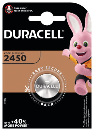 Duracell Elettronica, &ldquo;2450&rdquo;, 1 pz - Confezione da 10 pezzi
