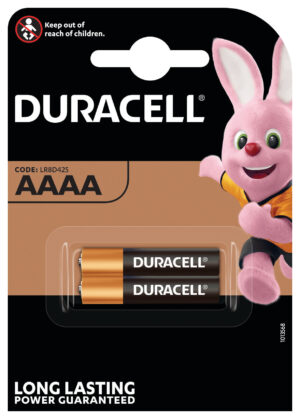 Duracell Foto, &ldquo;AAAA&rdquo;, 2 pz - Confezione da 10 pezzi