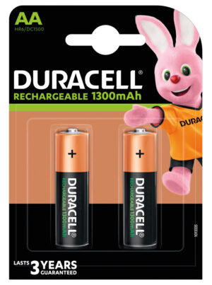 Duracell Recharge Plus, stilo &ldquo;AA&rdquo;, 2 pz - Confezione da 20 pezzi