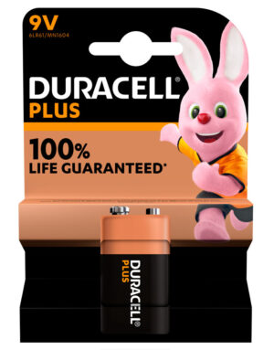 Duracell Plus 100, &ldquo;9 V&rdquo;, 1 pz - Confezione da 10 pezzi