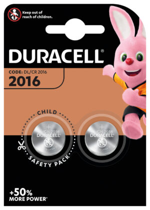 Duracell Elettronica, &ldquo;2016&rdquo;, 2 pz - Confezione da 10 pezzi