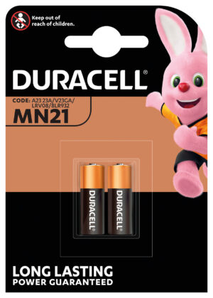 Duracell Sicurezza, &ldquo;MN21&rdquo;, 2 pz - Confezione da 10 pezzi
