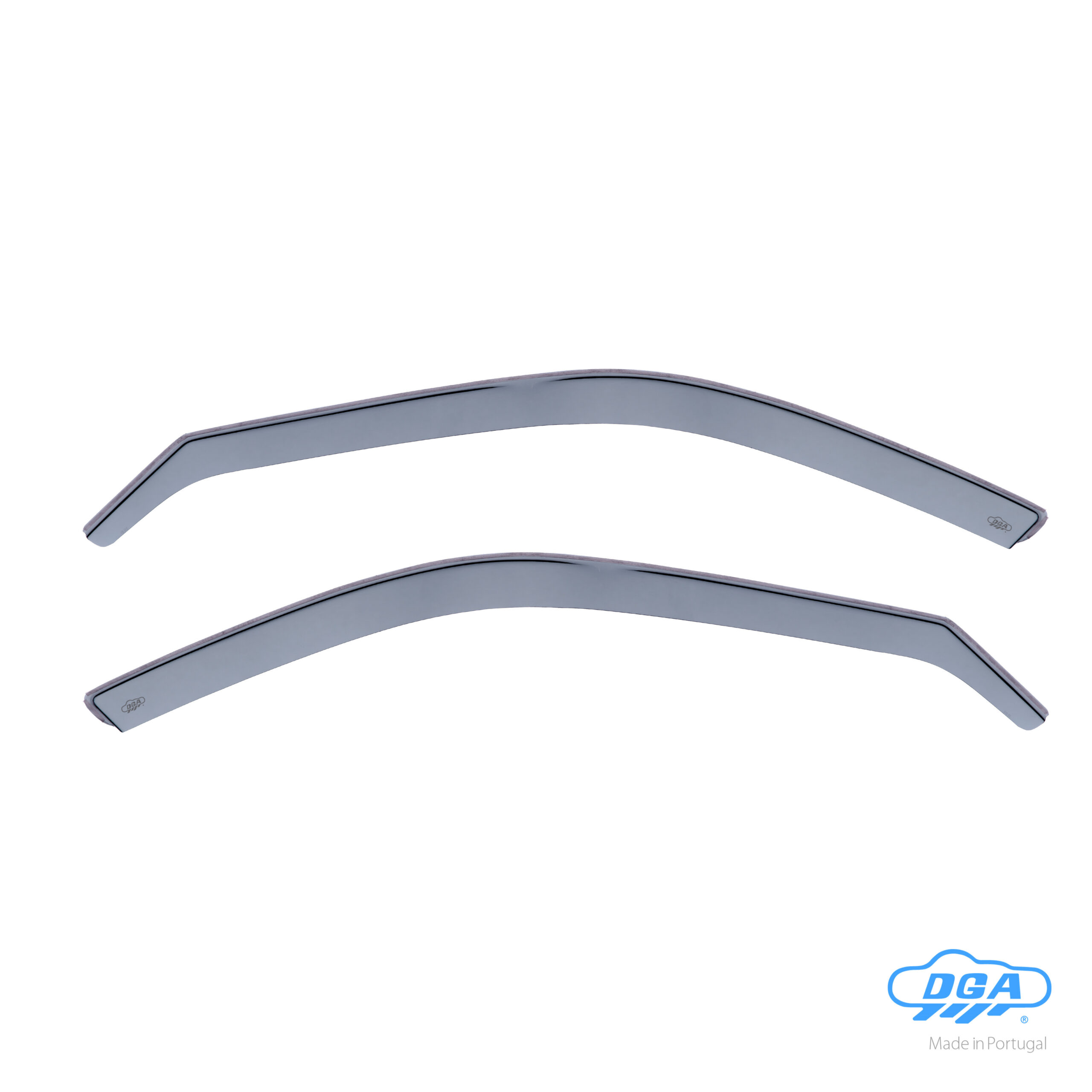 Set deflettori aria anteriori ad incastro, tipo lungo - compatibile per Alfa Romeo 156 4p (10/97>12/07) - Alfa Romeo 156 Sportwagon (03/00>12/07)