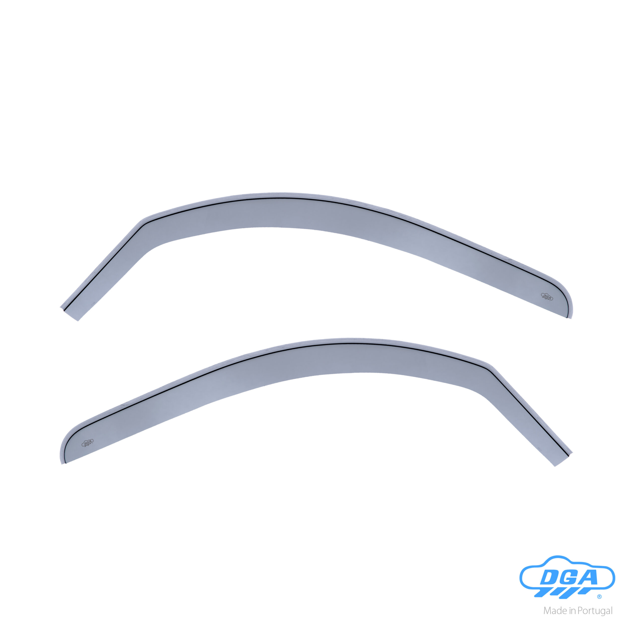 Set deflettori aria anteriori ad incastro, tipo lungo - compatibile per Citroen C3 Picasso (01/09>03/17)