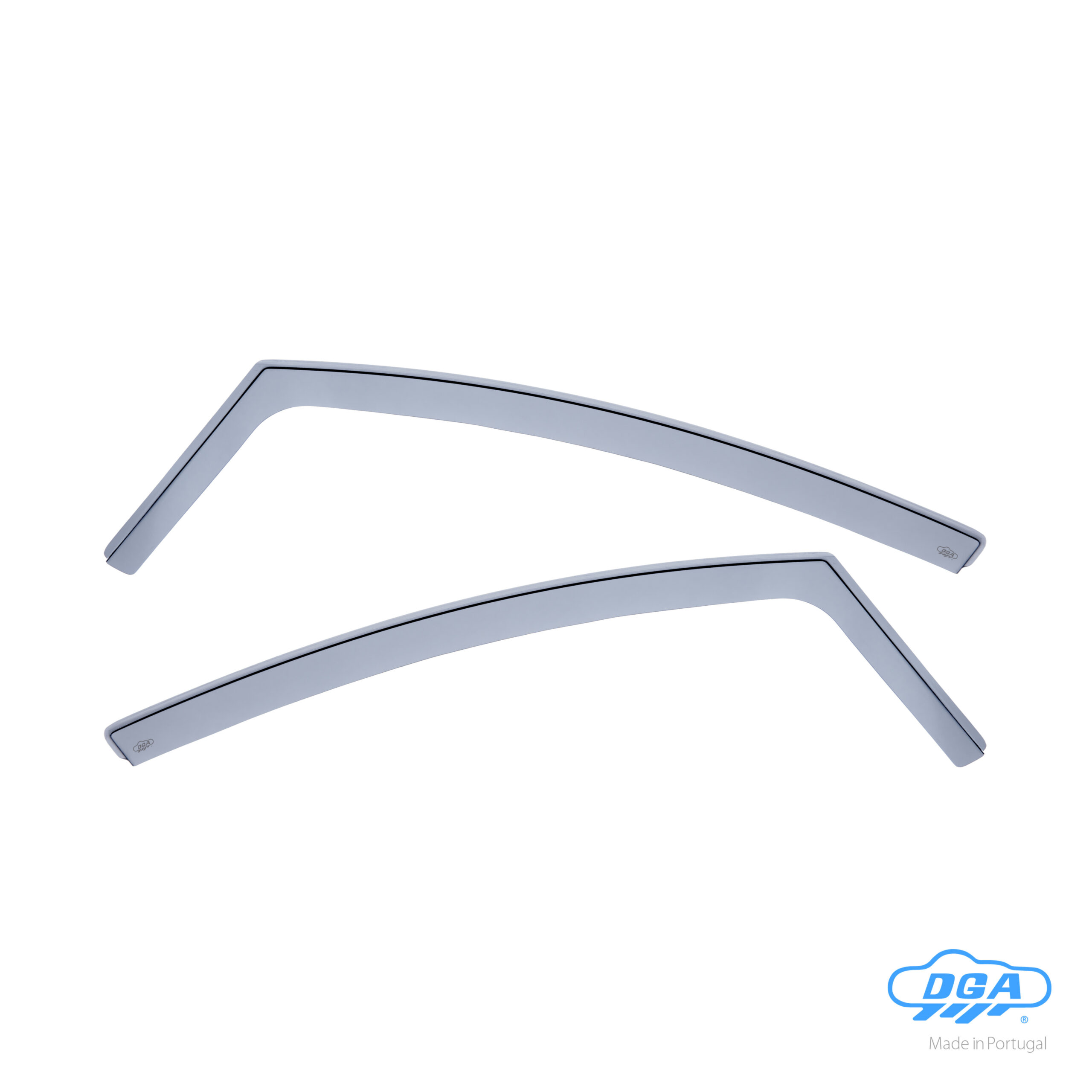 Set deflettori aria anteriori ad incastro, tipo lungo - compatibile per Citroen C-Zero (11/10>11/19)