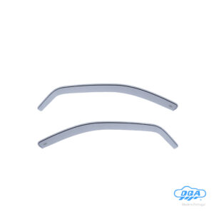 Set deflettori aria anteriori ad incastro, tipo lungo - compatibile per Dacia Logan 5p (01/06>06/11) - Dacia Logan MCV 5p (02/07>06/13)