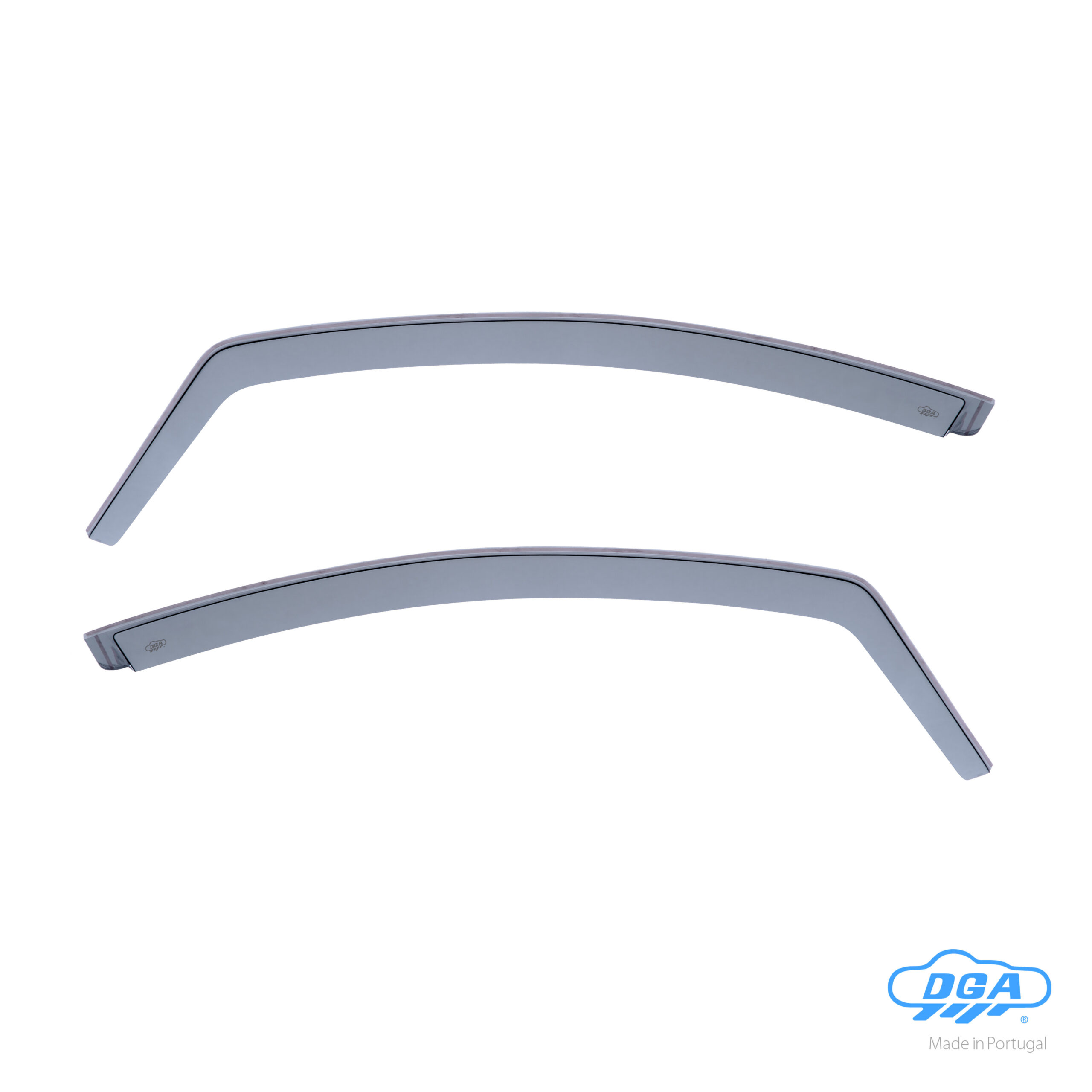 Set deflettori aria anteriori ad incastro, tipo lungo - compatibile per Fiat Grande Punto 5p (09/05>04/12) - Fiat Punto 5p (01/12>04/19) - Fiat Punto Evo 5p (10/09>04/12)
