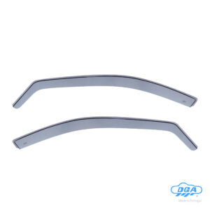 Set deflettori aria anteriori ad incastro, tipo lungo - compatibile per Mercedes Classe C 4p (05/00>01/07) - Mercedes Classe C sw (04/01>12/07)