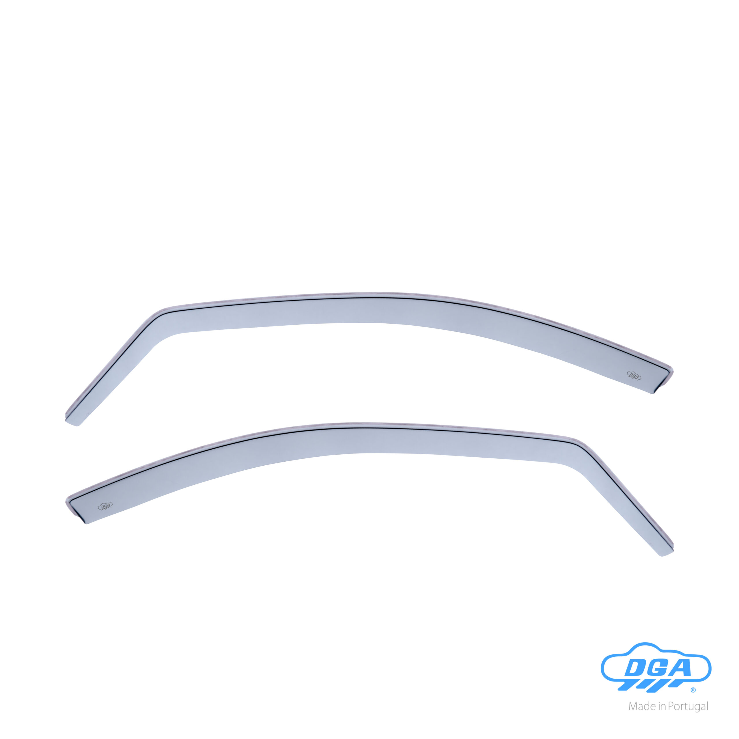 Set deflettori aria anteriori ad incastro, tipo lungo - compatibile per Mercedes GL (09/06>06/12) - Mercedes ML (07/05>09/11)